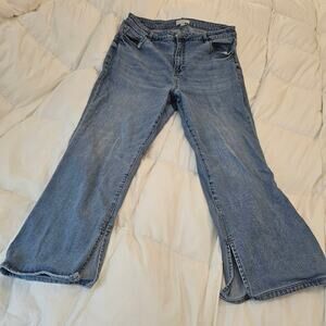 Eloquii Women’s Size 20 Jeans Blue Denim Plus Size Straight Leg Stretch